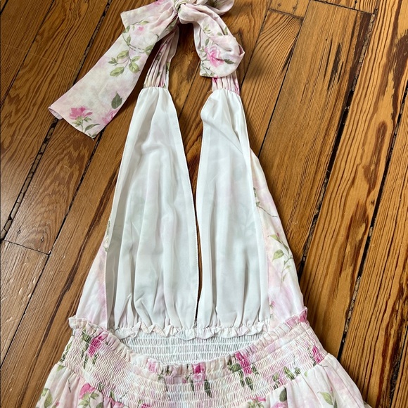 Sky to Moon Floral Halter Top Mini Dress - Picture 10 of 16